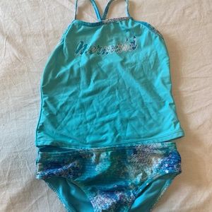Blue Mermaid Bathing Suit